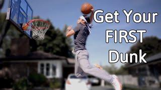 How To Get Your First DUNK | Self Lob Technique