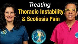 Thoracic instability and scoliosis treated with Prolotherapy   HD 1080p