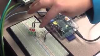 Raspberry Pi LED Matrix Demonstration