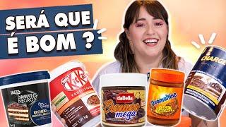 TESTEI os RECHEIOS MAIS FAMOSOS de Chocolate - Testei pra Você | Tábata Romero