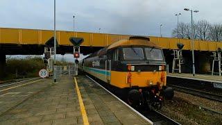 "The East Anglian Push-Pull" | 47712 "Lady Diana Spencer" + DBSO departs Leicester | 27/01/23