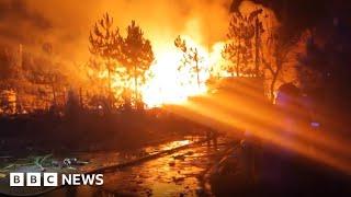 Southern Ukraine hit by strikes from both sides of war - BBC News