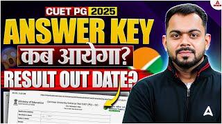 CUET PG Answer Key Date Out & Result date Out ! CUET PG Result Update 2025