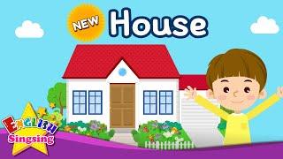 Kids vocabulary - [NEW] House - Parts of the House - English educational video