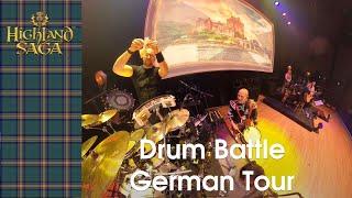 Drum Battle 360° Cam Karlsruhe Live | Highland Saga German Tour | [Official Video]