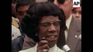 Shirley Chisholm campaigns in New York