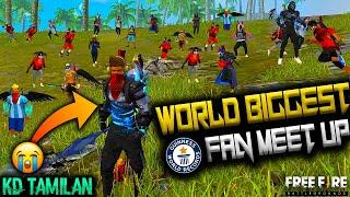 World Biggest Fan Meet Up In Free Fire History | Last Zone 50 Alive?