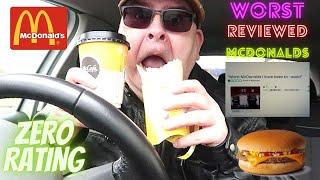 EATING AT THE WORST REVIEWED MCDONALDS IN LONDON