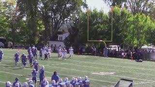 Referee injured by cannon at Maine Maritime Academy football game