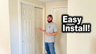 How to Install Sliding Bypass Closet Doors | Every Step in Detail!