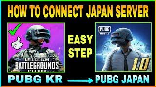 HOW TO CONNECT JAPAN SERVER IN PUBG MOBILE KOREA || EASY STEP