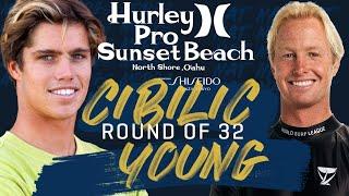 Morgan Cibilic vs. Nat Young Hurley Pro Sunset Beach - Round of 32 Heat 7