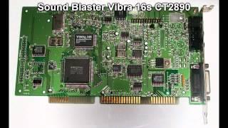 Sound Blaster OPL3 Comparison - AWE32, SB16, Vibra 16s and Vibra16XV