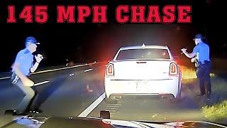 145 MPH CHASE. Brutal Pursuits. Rookie's first RAMMING