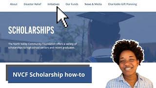 How to apply for an NVCF scholarship
