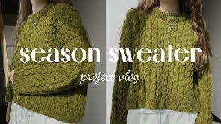 season sweater by ullen knitwear | knitting project vlog