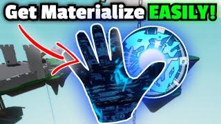 The EASIEST Way To Get The NEW Materialize Glove! | Slap Battles