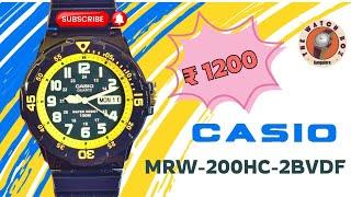 Best Casio field watch under ₹2000? | Casio MRW-200H | G-Shock Alternate? | Divers Watch 100m WR