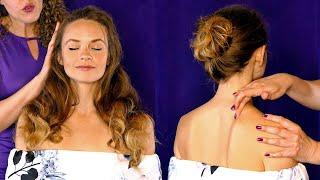 ASMR  Ultra Relaxing Scalp & Shoulder Massage with Corrina Rachel & Chelsey