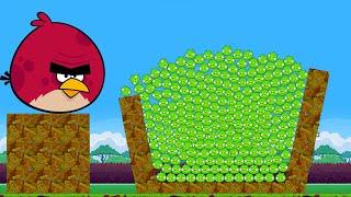 Angry Birds Maker - 1 Birds vs 99999 Pigs Random Challenge Levels (Part 1)