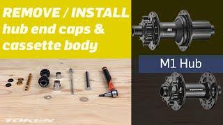 TOKEN M1 Hub _ How to remove/install hub end caps & cassette