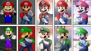 Evolution Of All Character's Clapping Animation in Super Smash Bros Series