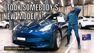 I TOOK 2022 MODEL Y DELIVERY FOR SOMEONE ELSE! | Australia Tesla Tom