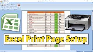 Excel Print Page Setup | How to Print in Excel | Print Settings in Excel