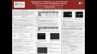 Optimization of a Diagnostic Assay for the Detection of Schistosoma mansoni in Biomphalaria sudanica