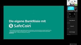 Blockchain Meetup Saxony #58 2022Nov7 Vorstellung SafeCoin