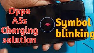 oppo A5s charging problem solution charging symbol blinking 100% solution #notcharging #2021 #oppo