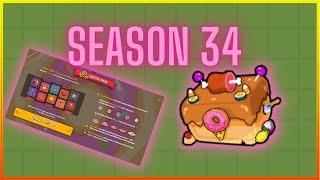 *SEASON 34* NEW BATTLEPASS AND FOOD CHEST! | ZombsRoyale.io