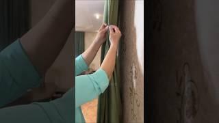 curtain installation hack #tipsandtricks #homedecor #explore #home #curtains #diy