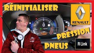 "TUTO" Réinitialiser Pression Pneus RENAULT R-Link (Espace, Scenic, Megane, Kadjar, Kadjar...)