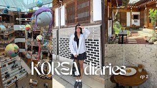 KOREA DIARIES EP 02 | exploring seoul, starfield library, local cafes & shopping in gangnam