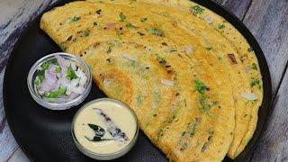 High Protein No Soda No ENO Traditional Breakfast Recipe | 3-4 days Storable Batter Adai Dosa