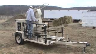 Finn B70 Straw Blower For Sale StrawBlower Hay Blower Trailer Mounted Mark Supply Co