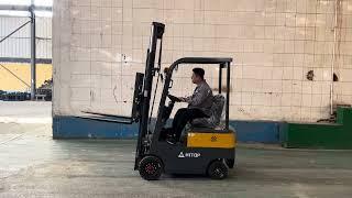 Mini Lithium-ion Battery Electric Forklift 1 Ton Mini Hitop 1 Ton Li-ion Forklift Truck