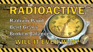 Watch Repair - WWII U.S. Military Ordnance Dept with Radioactive Paint - Waltham 1942