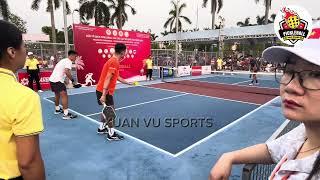 Bán kết 1: Linh Giang/Vĩnh Hiển - Anh Tuấn/Hoàng Thái | Giải Pickleball các CLB Quốc gia năm 2024