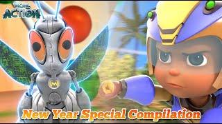  Vir The Robot Boy | Super Hit Action Fights | New Year Special Season 4 Compilation  #s04e03