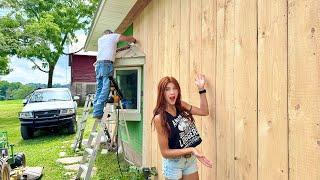 The easiest wood siding for the lowest cost!