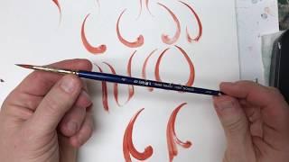 Rosemaling beginners Tutorial - Lise Lorentzen (ASMR)