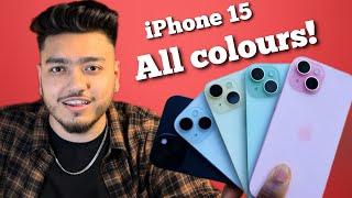 iPhone 15 all colours  iPhone 15 Best colour! *Hindi*