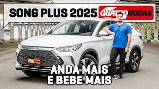 BYD Song Plus 2025 aumenta bateria, fica MAIS RÁPIDO, mas PIORA CONSUMO