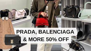 PRADA, BALENCIAGA, LOEWE & BURBERRY OUTLET SHOPPING VLOG With Prices | Laine’s Reviews