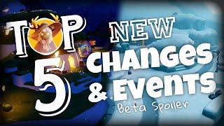 TOP 5 Events & Changes that Might Come with the Next Update | Beta Spoilers | sky cotl | Noob Mode