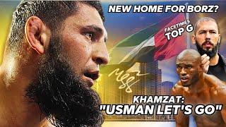 Khamzat Chimaev - Talks next fight/Moving to Dubai & talks to Andrew Tate