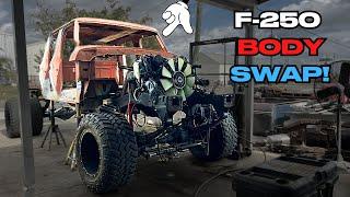 Ford F-250 GETS A NEW BODY! | Ford Truck Body Swap