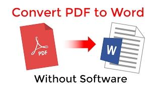  How To Convert PDF to Word format (DOC) Online Free